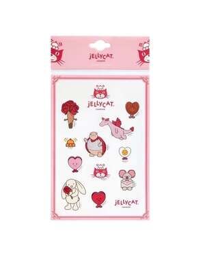 NWT jellycat official valentines day sticker Limited EDITION VHTF